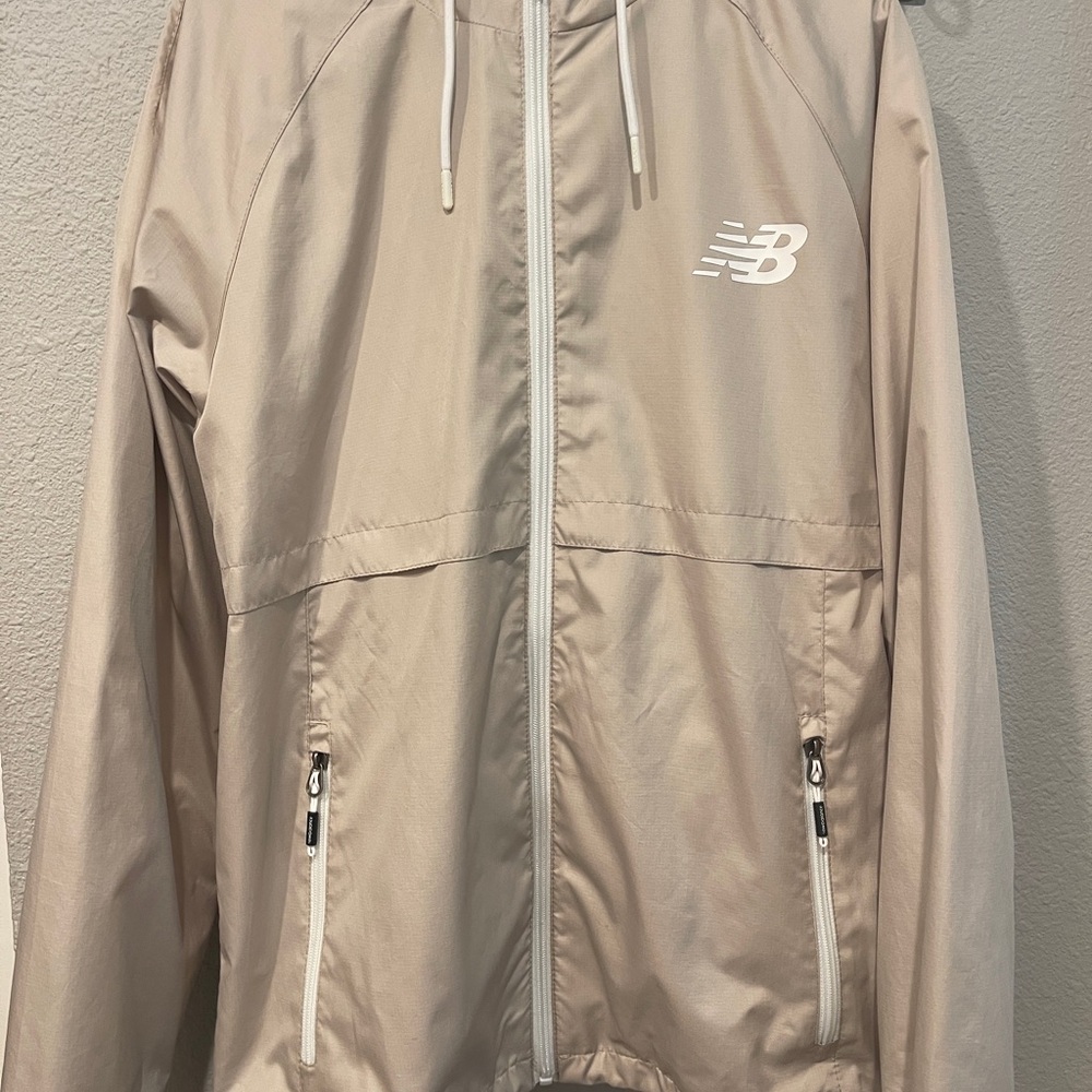 New Balance Light Tan Windbreaker